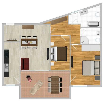 Appartment Larcher - Meinhard ميرانو المظهر الخارجي الصورة